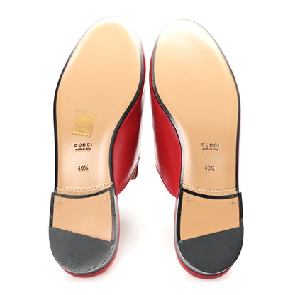 Gucci Malaga Kid Womens Princetown Slippers 40.5 Hibiscus Red 6 of 10