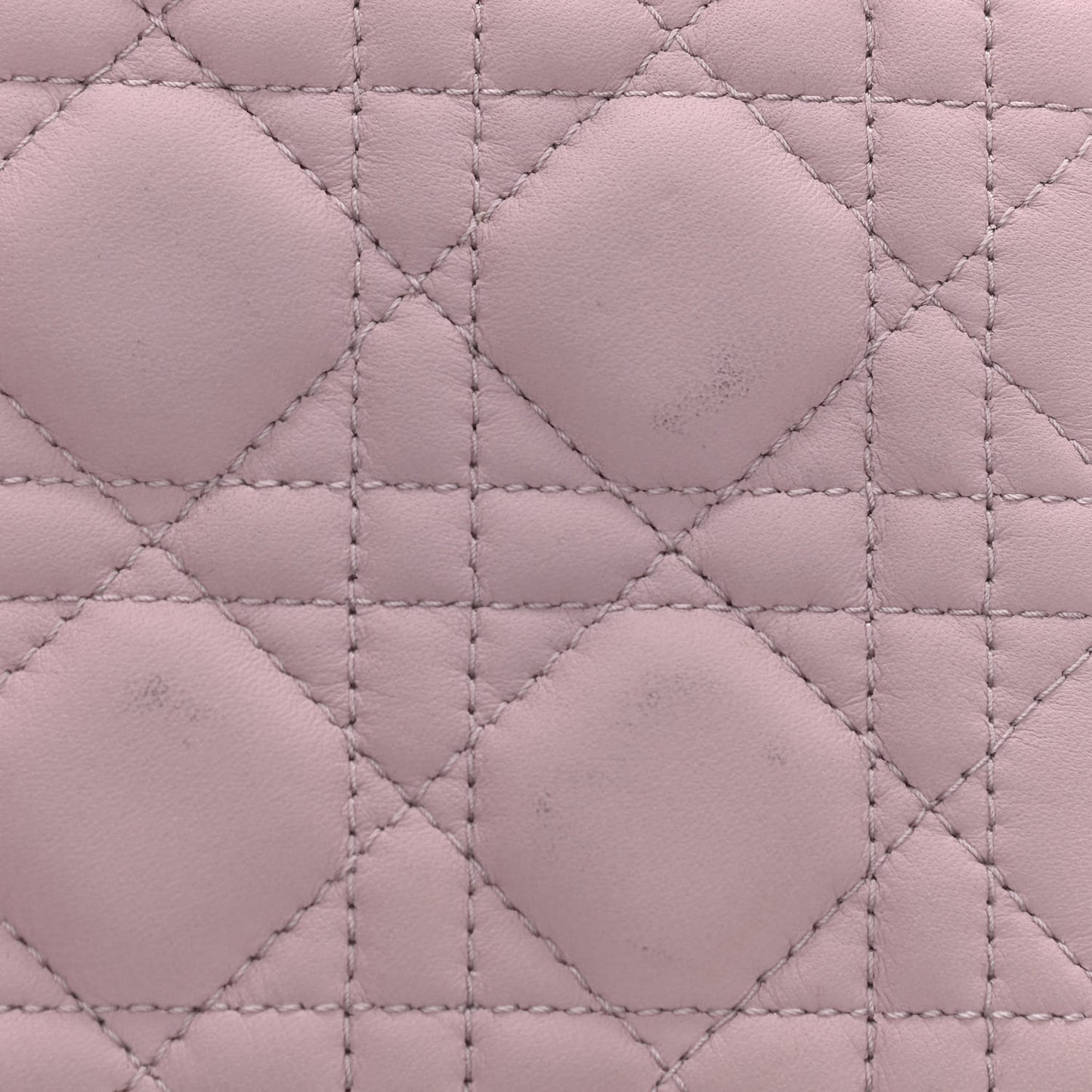 Ultra Matte Calfskin Cannage Mini Lady Dior Lavender