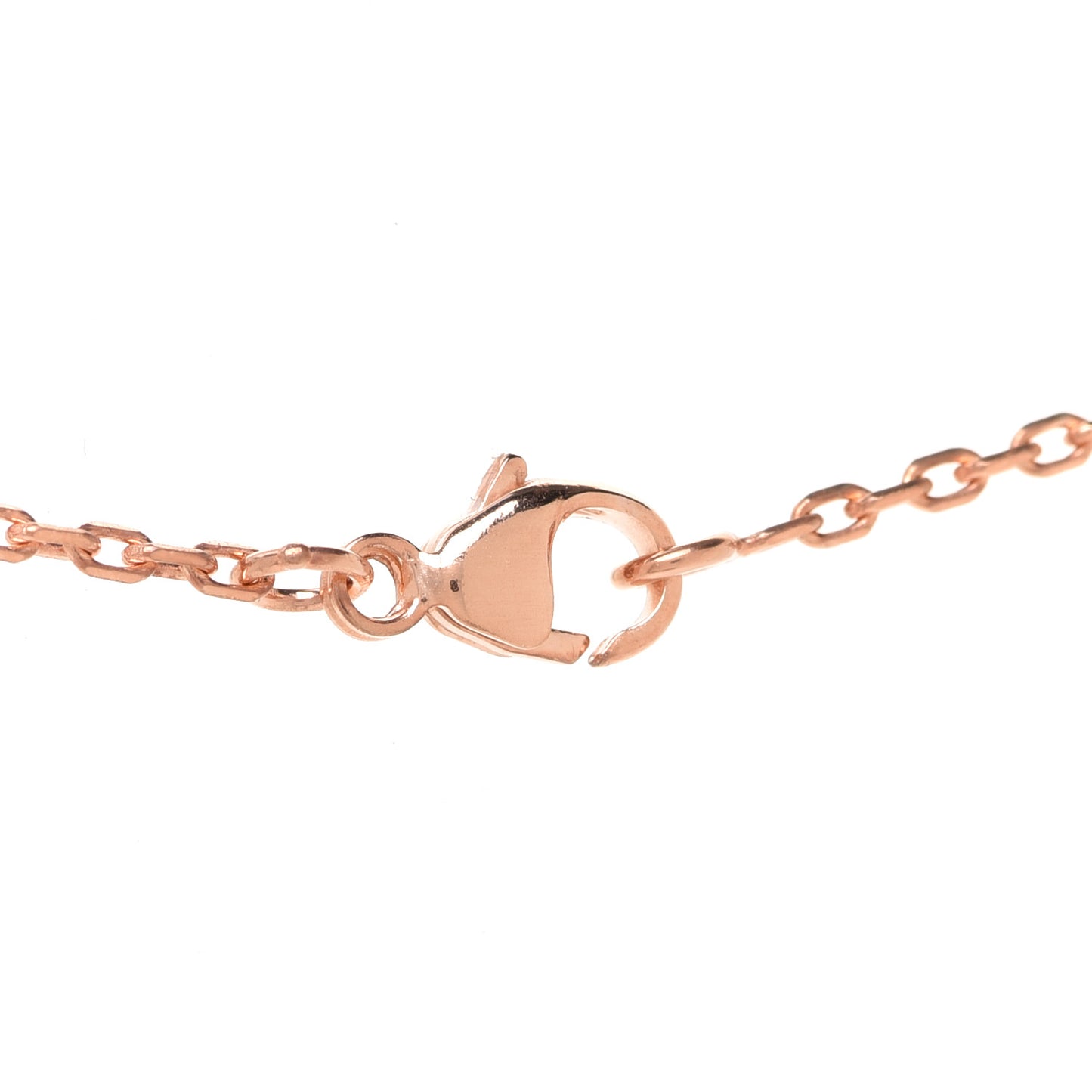 Rose Gold Mini Pop H Pendant Necklace Lilas