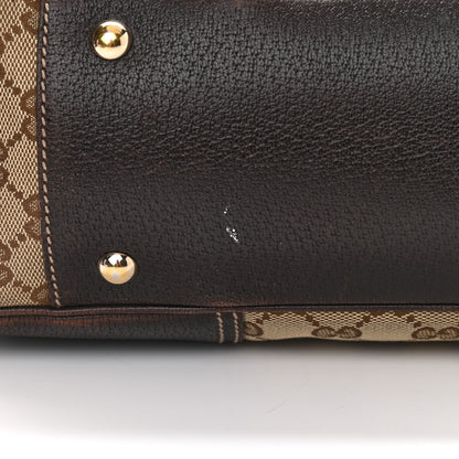 Gucci Monogram Medium Princy Tote Dark Brown 14 of 15
