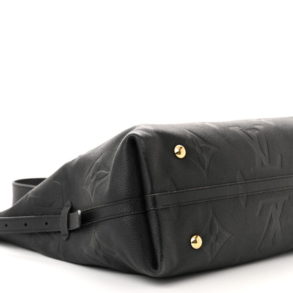 Louis Vuitton Empreinte Monogram Giant CarryAll MM Black 9 of 12