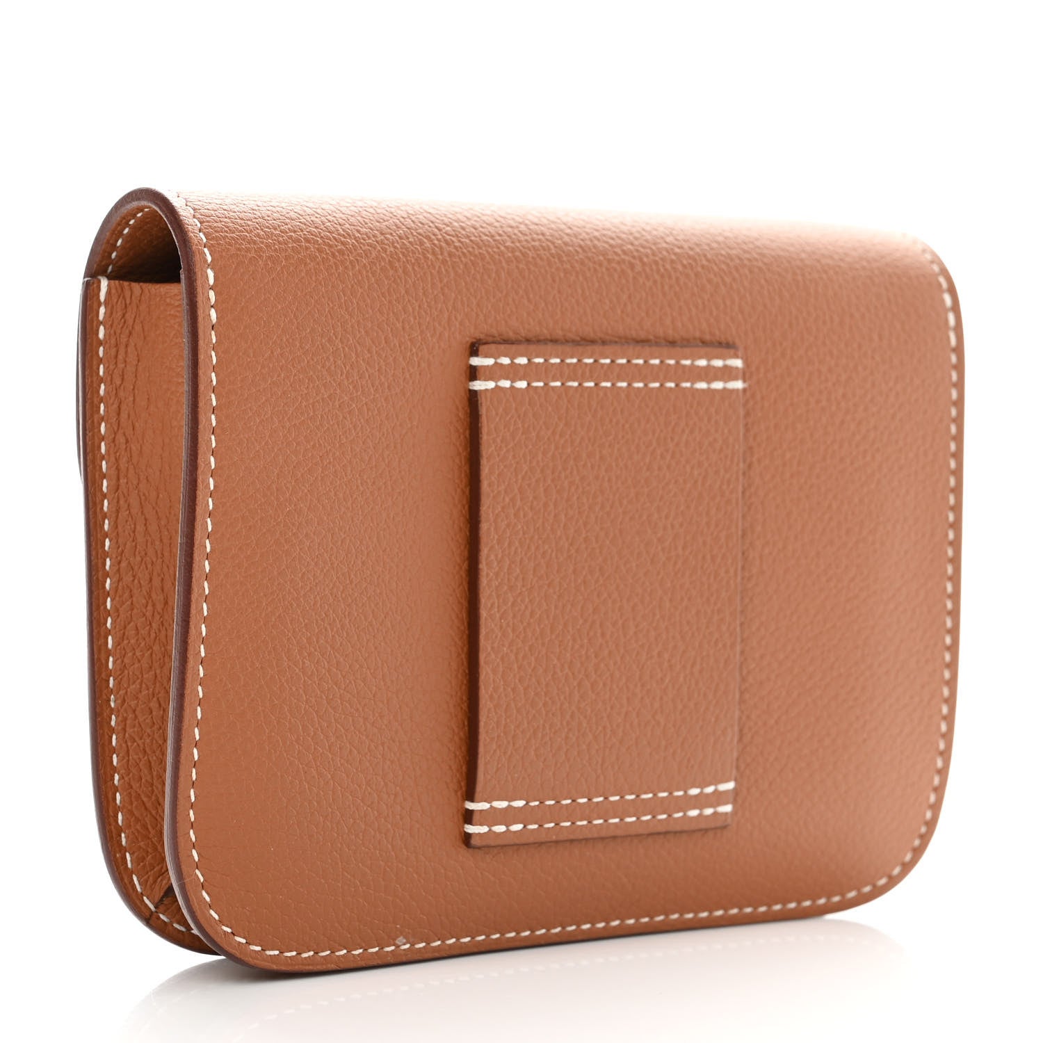Hermes Evercolor Constance Slim Wallet Gold 4 of 9