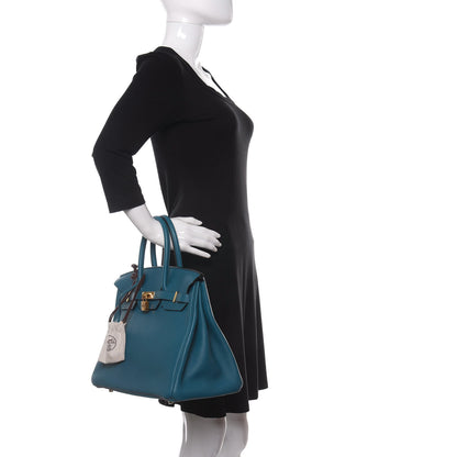 Hermes Togo Birkin 35 Cobalt 2 of 9