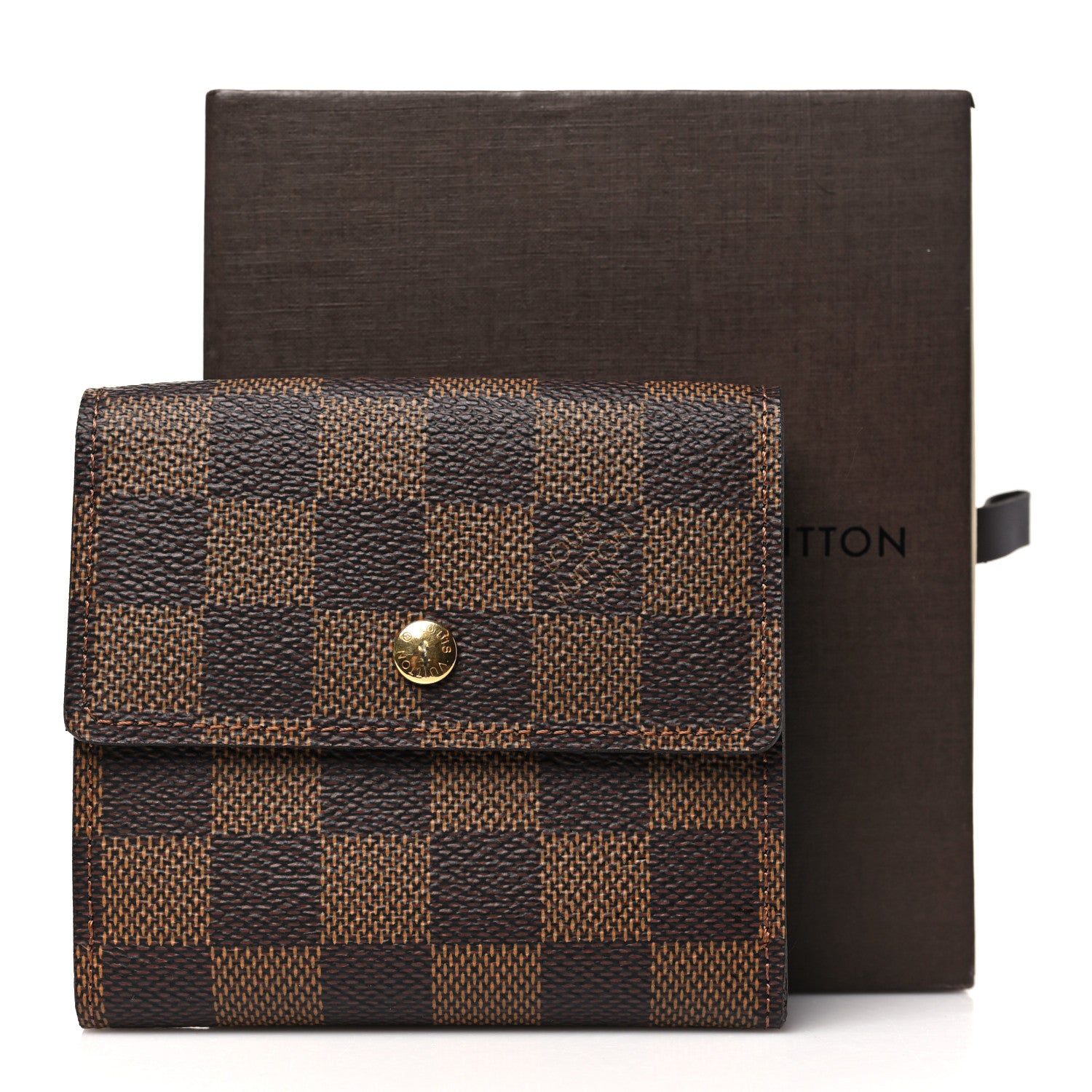 Louis Vuitton Damier Ebene Elise Wallet 8 of 8