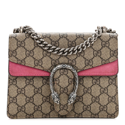 Gucci GG Supreme Monogram Mini Dionysus Shoulder Bag Pink 1 of 11