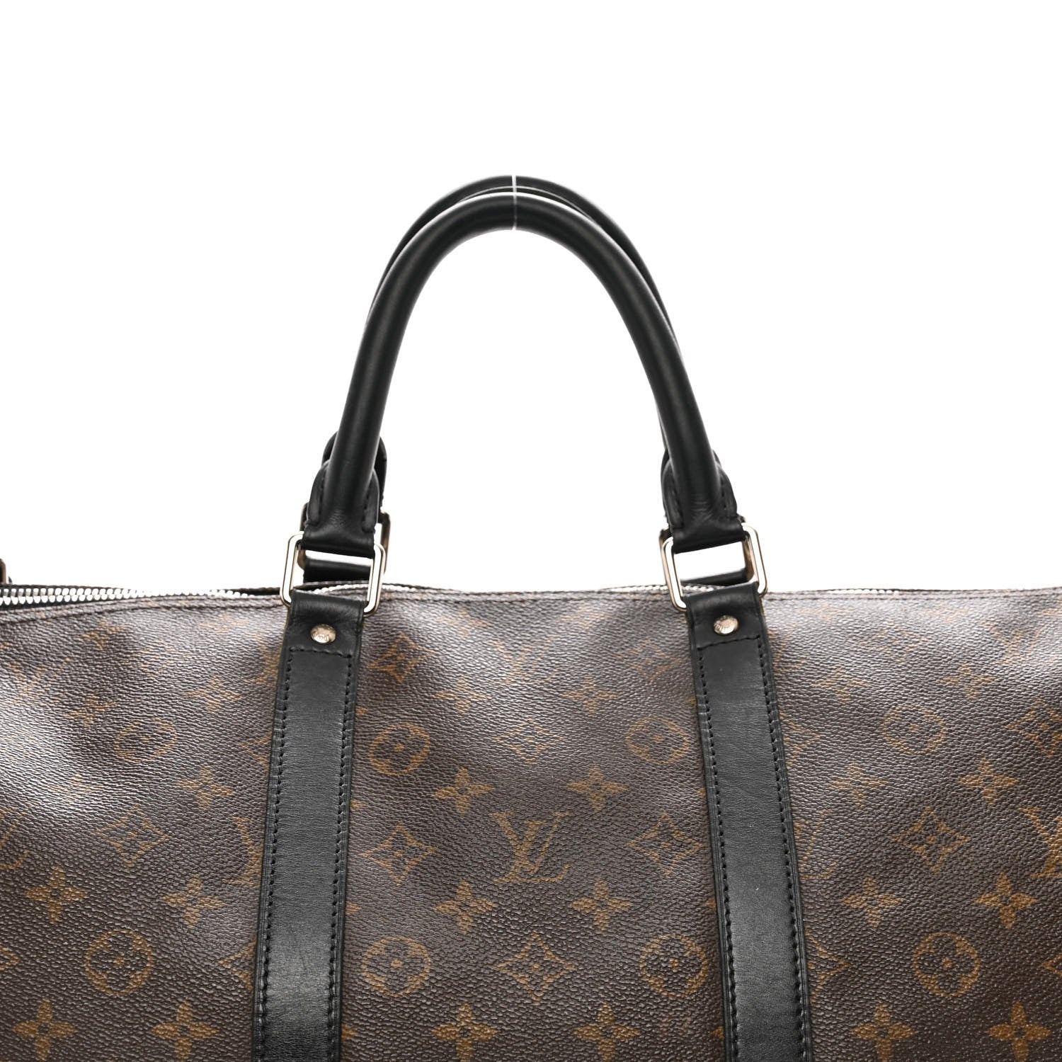 Louis Vuitton Monogram Macassar Keepall Bandouliere 55 7 of 10