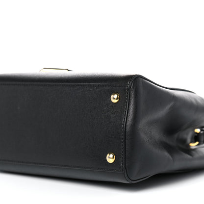 Fendi Vitello Elite Petite 2Jours Tote Black 11 of 13