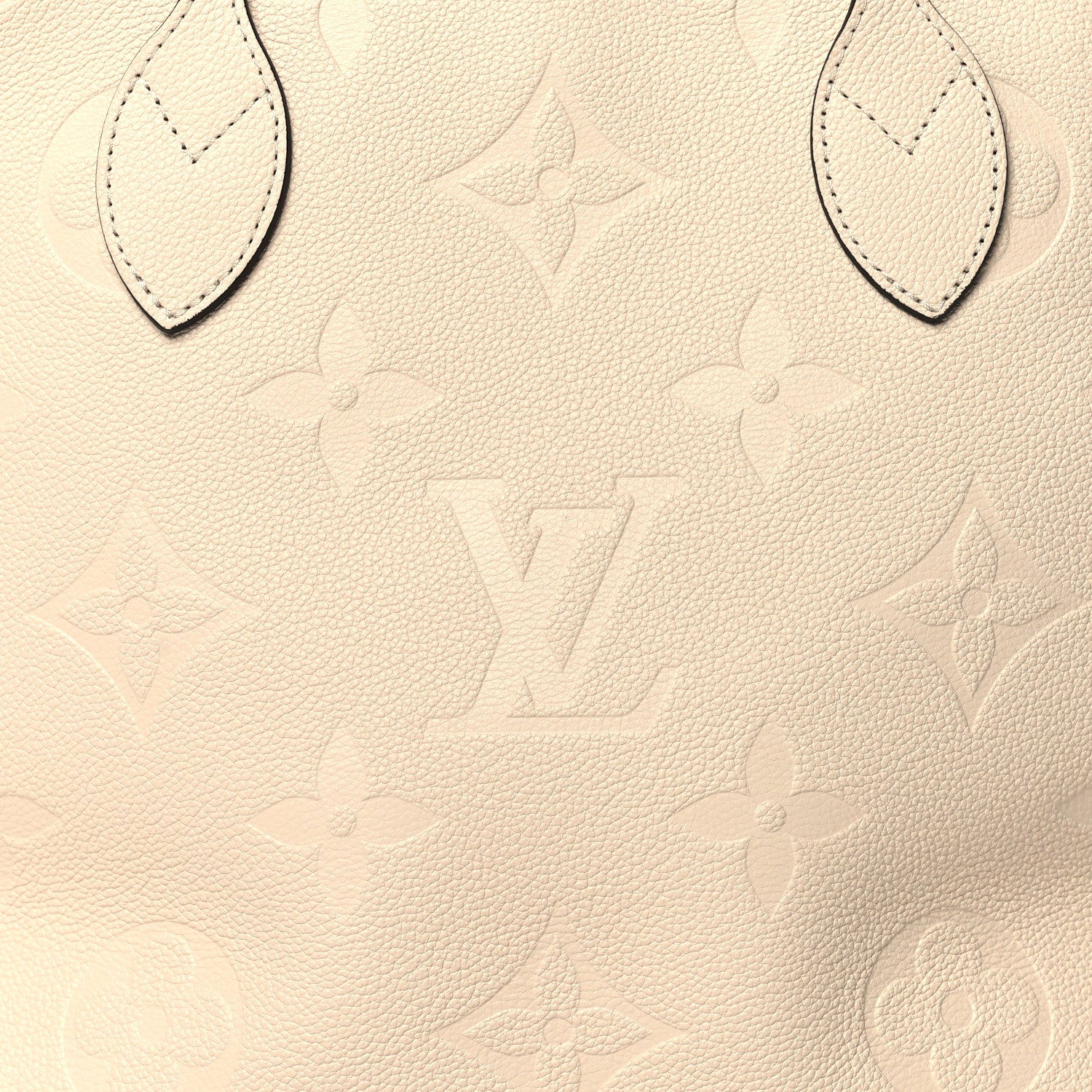 Louis Vuitton Empreinte Monogram Giant Neverfull MM Cream 7 of 9
