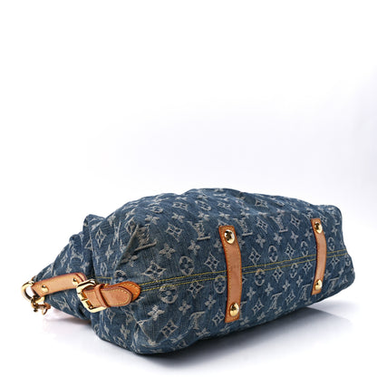 Louis Vuitton Denim Neo Cabby MM Blue 4 of 11