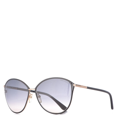 Tom Ford Penelope Vintage Round Sunglasses TF320 Black 1 of 7