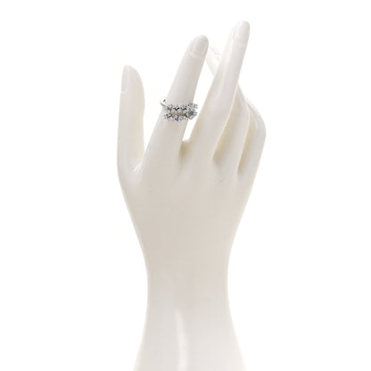 Damiani 18K White Gold Diamond Mimosa Cluster Ring 52 6 2 of 5