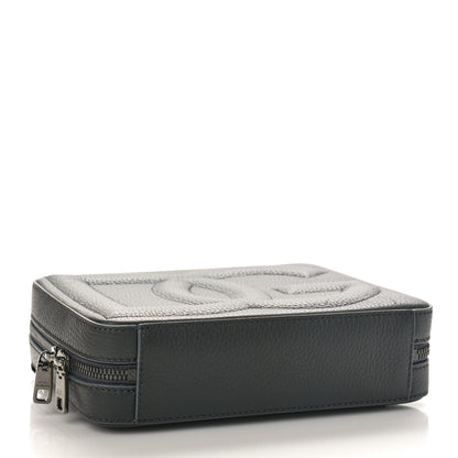 Dolce & Gabbana Deerskin Medium DG Logo Camera Crossbody Bag Grey 4 of 8