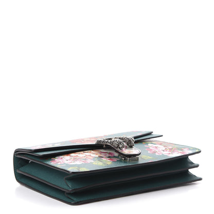 Gucci Calfskin Blooms Print Medium Dionysus Shoulder Bag Bright Emerald Multicolor 4 of 10