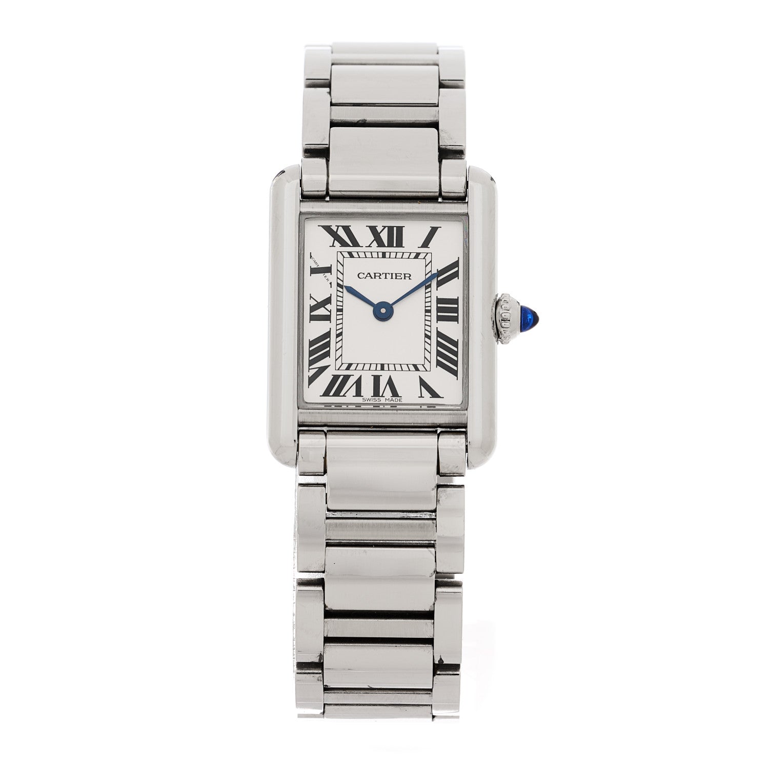 Cartier Stainless Steel 22mm Tank Must Quartz Watch 1 of 5