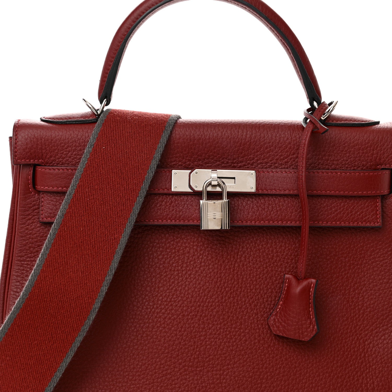 Hermes Togo Kelly Retourne 32 Rouge Garance 8 of 13