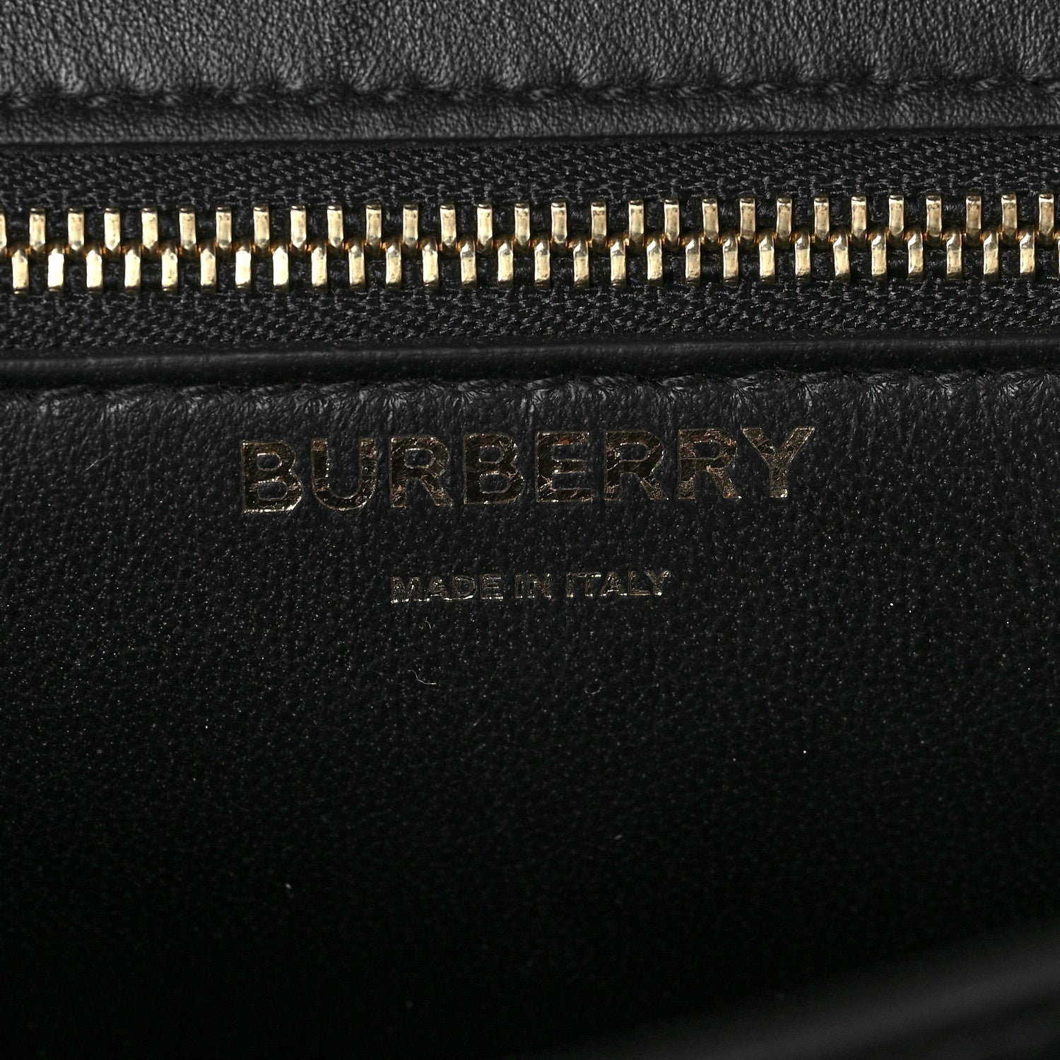 Burberry E-Canvas Monogram Stripe Small TB Bag Bridle Brown 6 of 7
