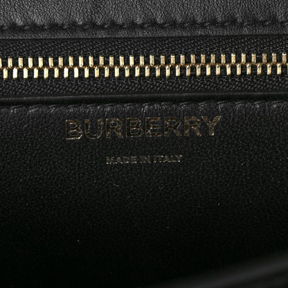 Burberry E-Canvas Monogram Stripe Small TB Bag Bridle Brown 6 of 7