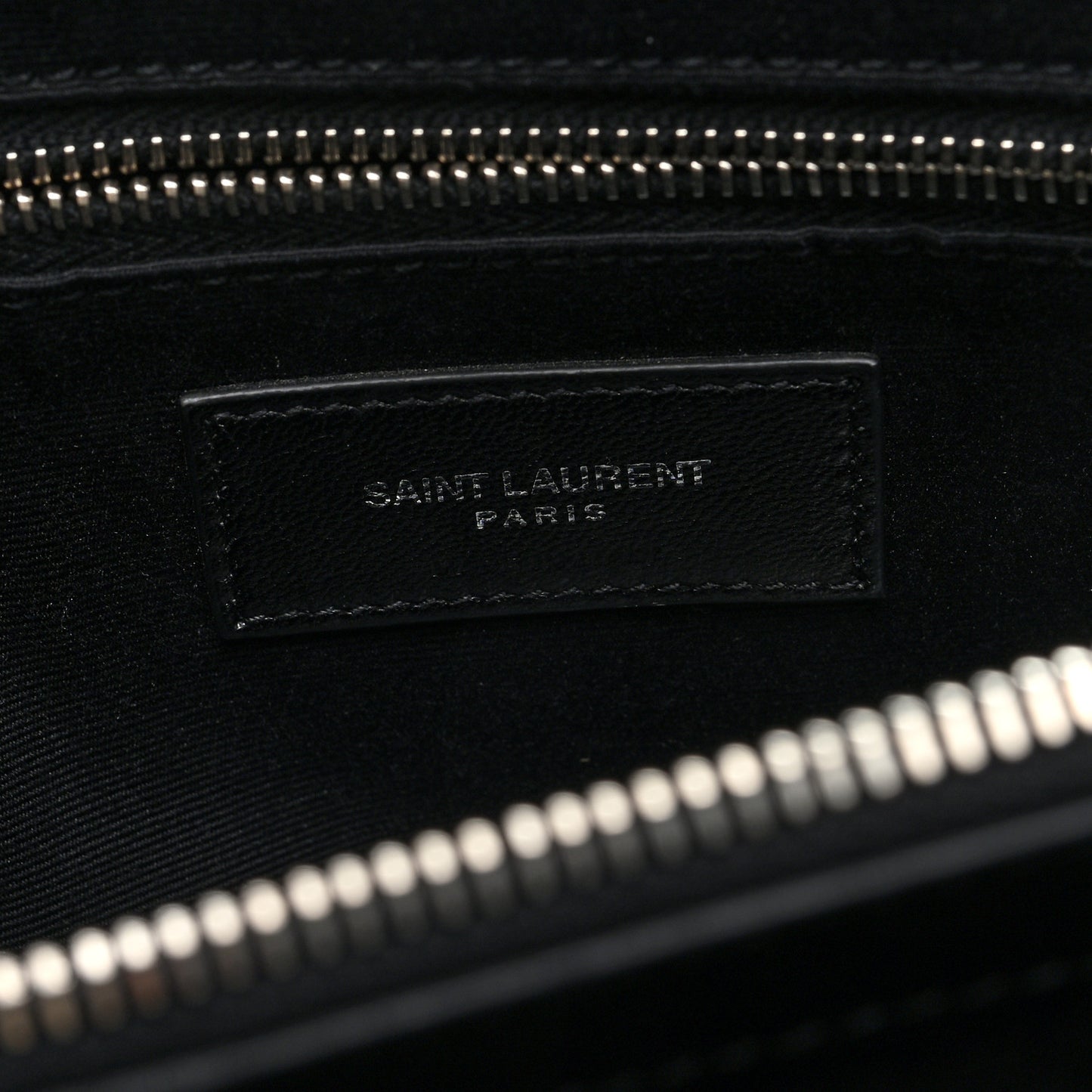 Calfskin Y Quilted Monogram Large Loulou Chain Satchel Black Black