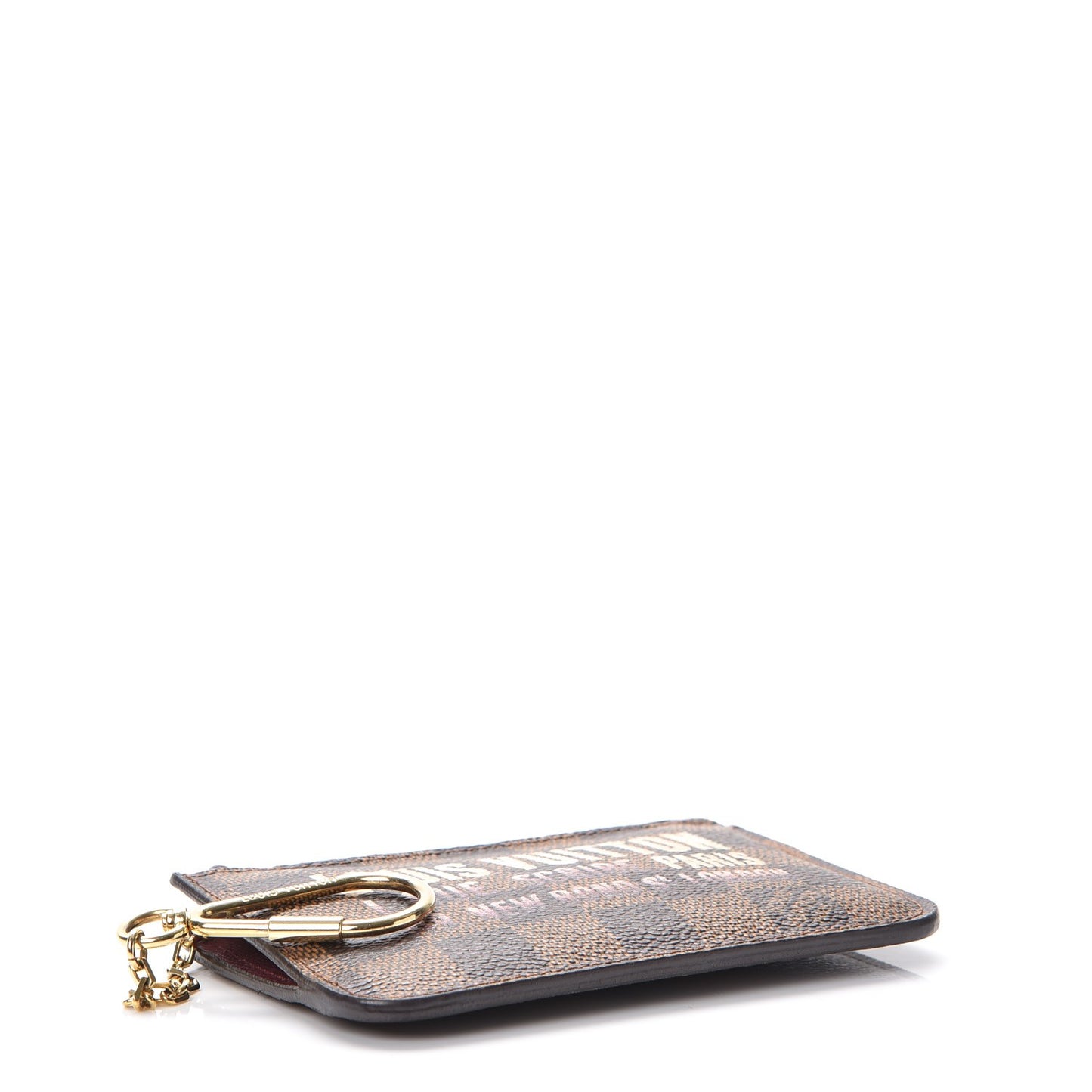 Damier Ebene Scribe Affiche Key Pouch