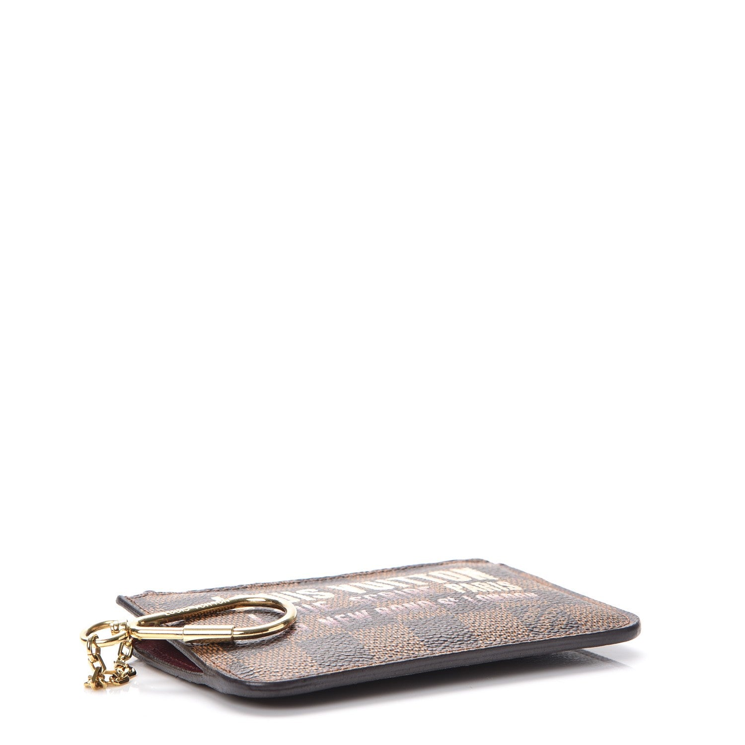 Louis Vuitton Damier Ebene Scribe Affiche Key Pouch 4 of 8