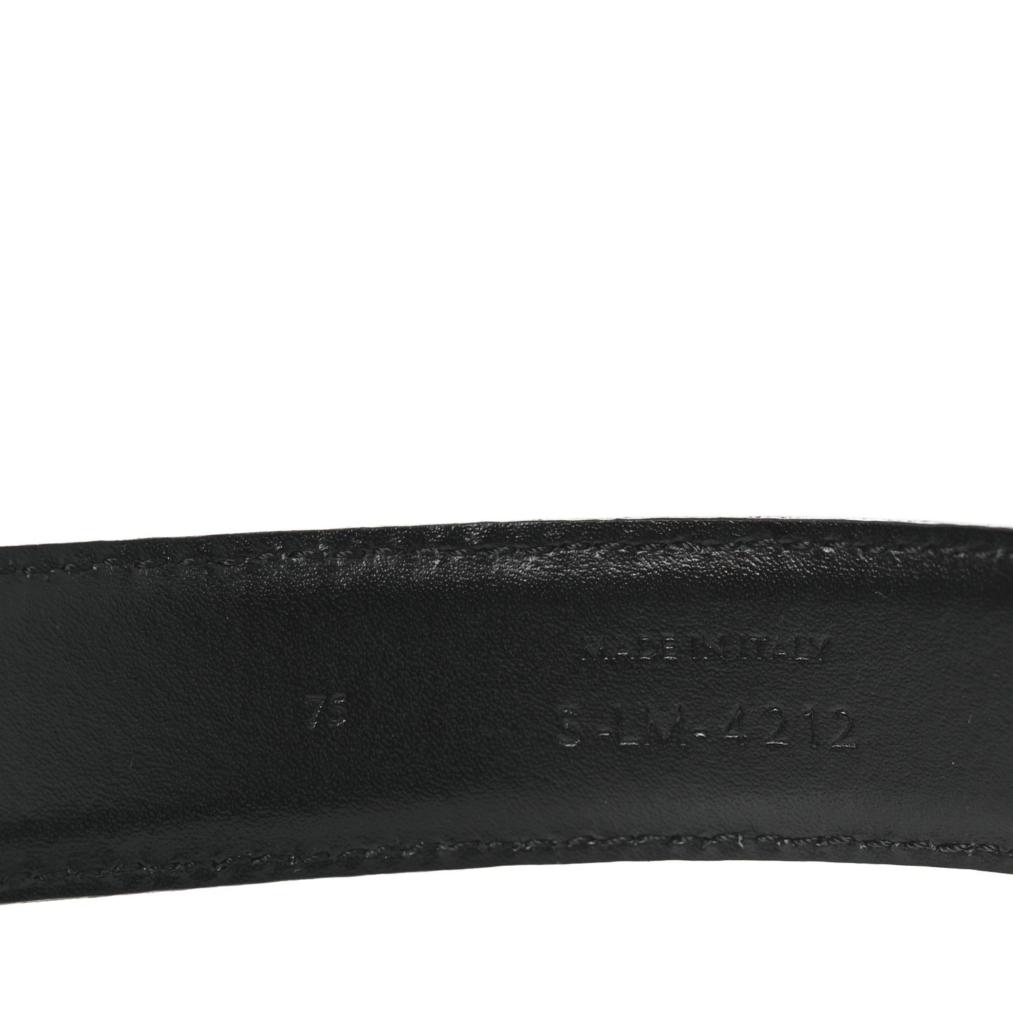 Box Calfskin Medium 25mm Triomphe Belt 75 30 Black
