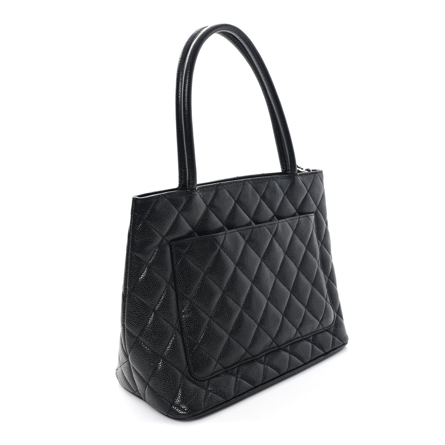 Chanel Caviar Quilted Medallion Tote Black 3 of 10