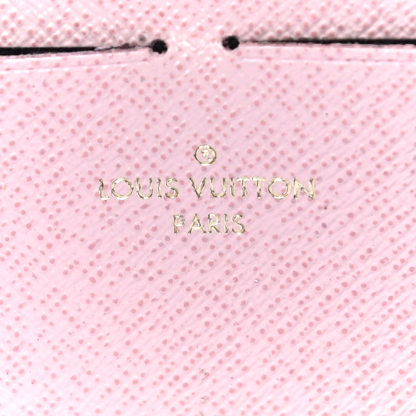 Monogram Clemence Wallet Rose Ballerine
