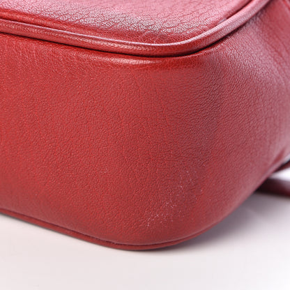Saint Laurent Lambskin Lou Belt Bag Red 11 of 12