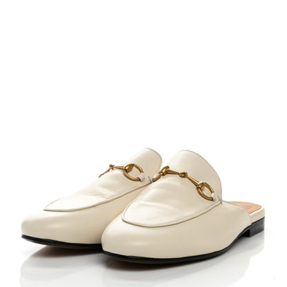 Gucci Malaga Kid Womens Princetown Slippers 38 Mystic White 3 of 9