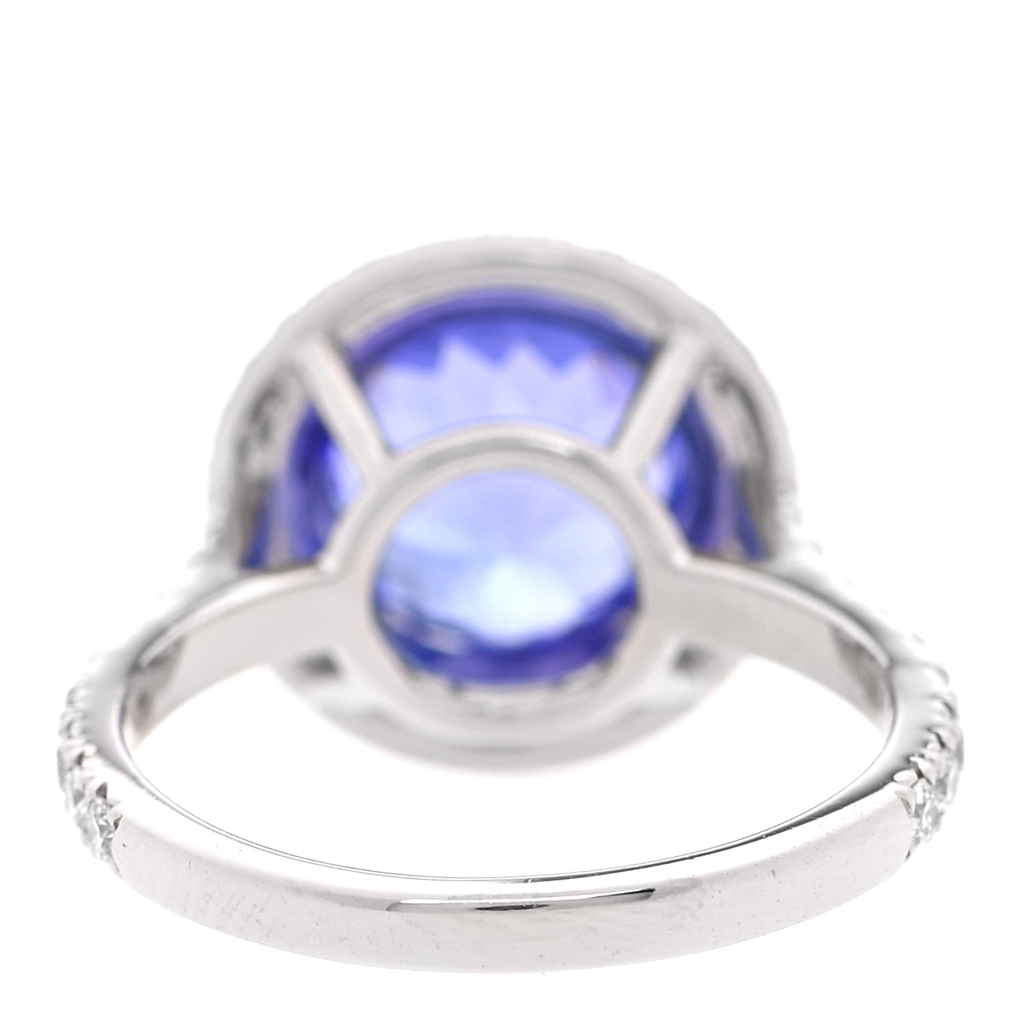 Tiffany Platinum Diamond Tanzanite Soleste Ring 54 7 4 of 6