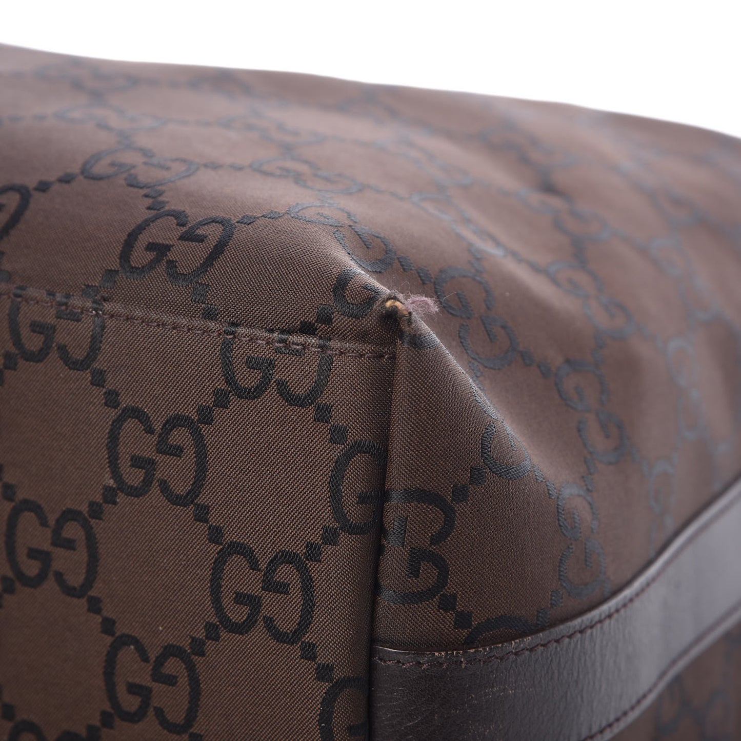 Nylon Monogram Hobo Dark Brown