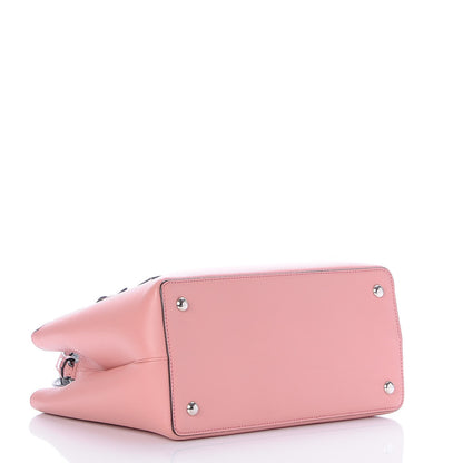 Fendi Vitello Dolce Elaphe Monster Petite 2Jours Tote Bois de Rose Naturale 5 of 8