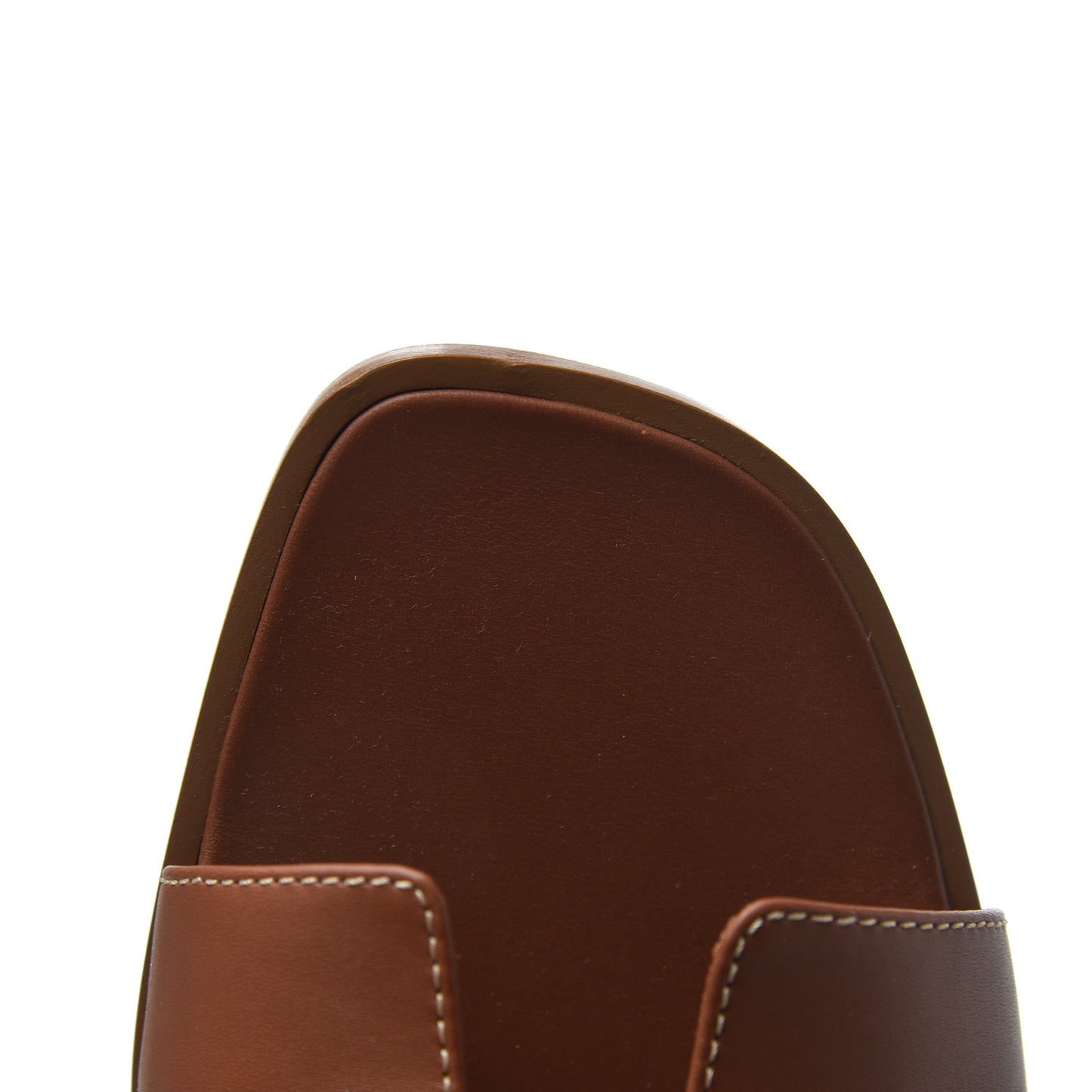 Box Calfskin Oran Sandals 39 Gold