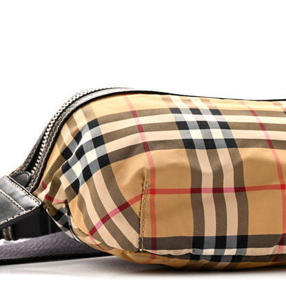 Burberry Nylon Vintage Check Medium Sonny Bum Bag Archive Beige Black 9 of 10