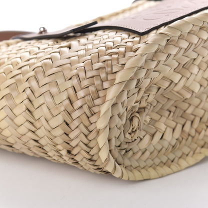 Loewe Raffia Small Basket Tote Bag Natural Tan 6 of 12