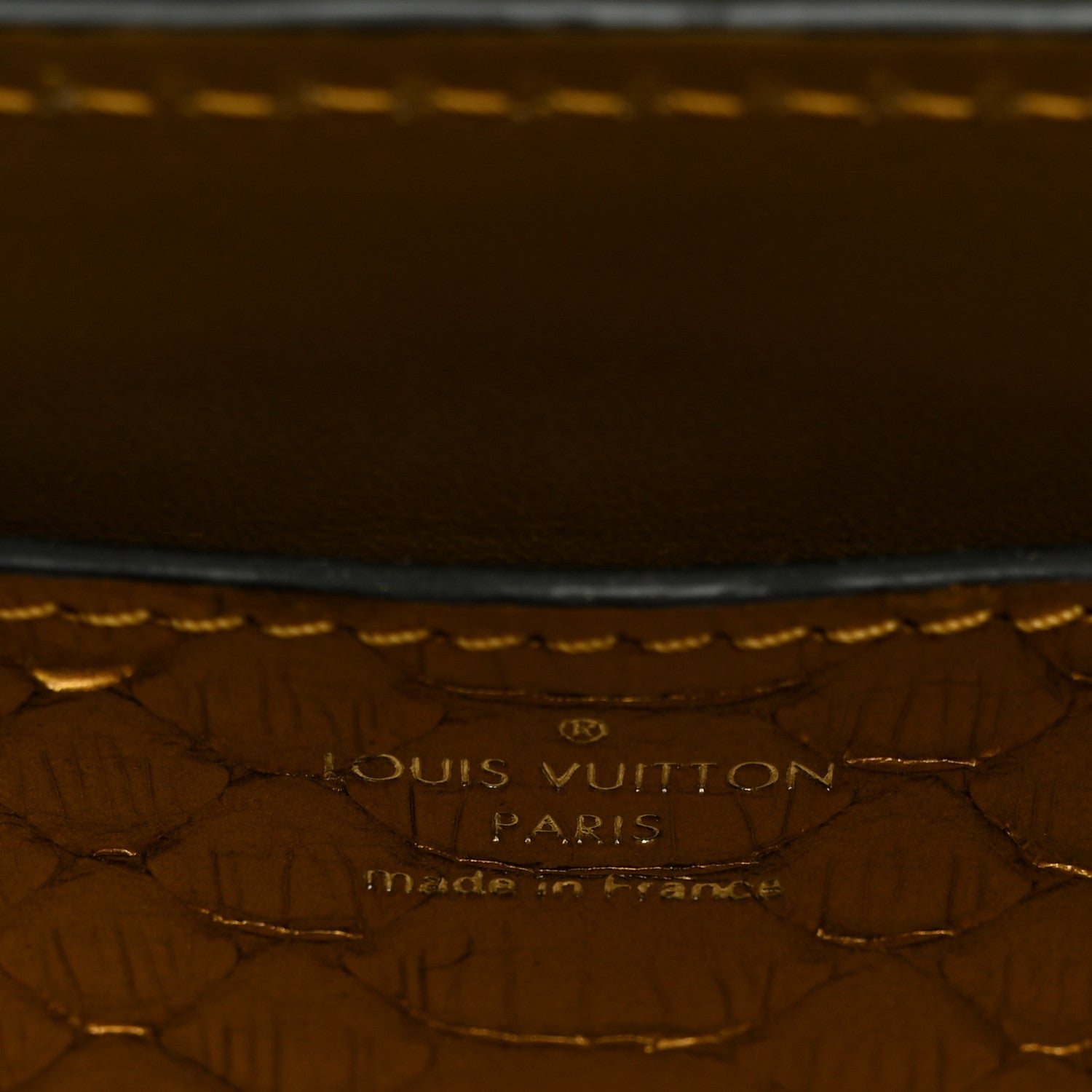 Louis Vuitton Metallic Snakeskin Twist Shoulder Bag PM Gold 6 of 11