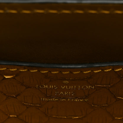 Louis Vuitton Metallic Snakeskin Twist Shoulder Bag PM Gold 6 of 11