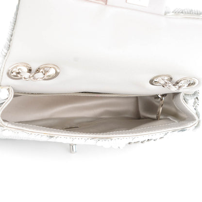 Chanel Sequin Paillette Small Flap Silver 5 of 8