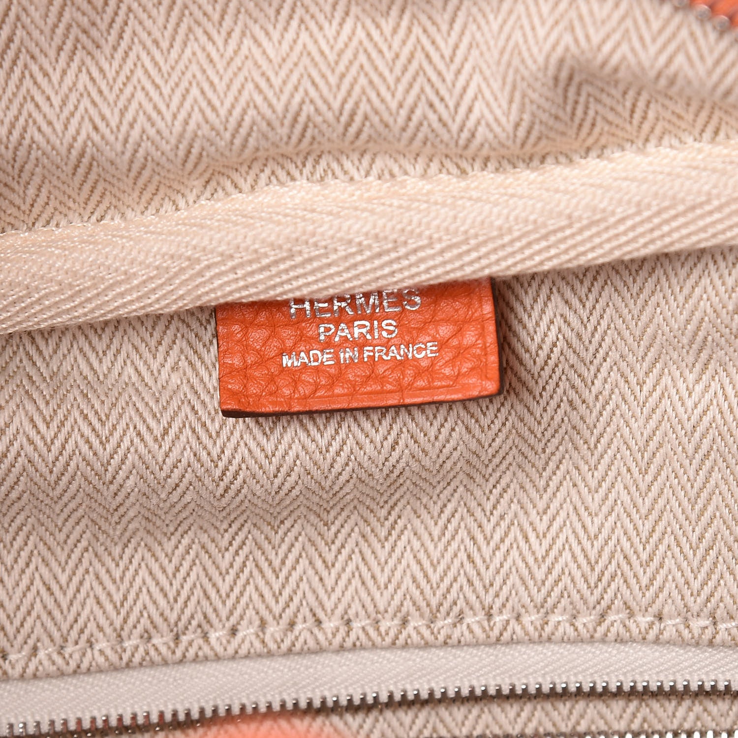 Hermes Taurillon Clemence Victoria II 35 Orange 6 of 10