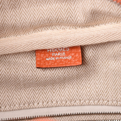 Hermes Taurillon Clemence Victoria II 35 Orange 6 of 10