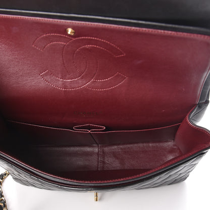 Chanel Lambskin Quilted Maxi Double Flap Black 5 of 17