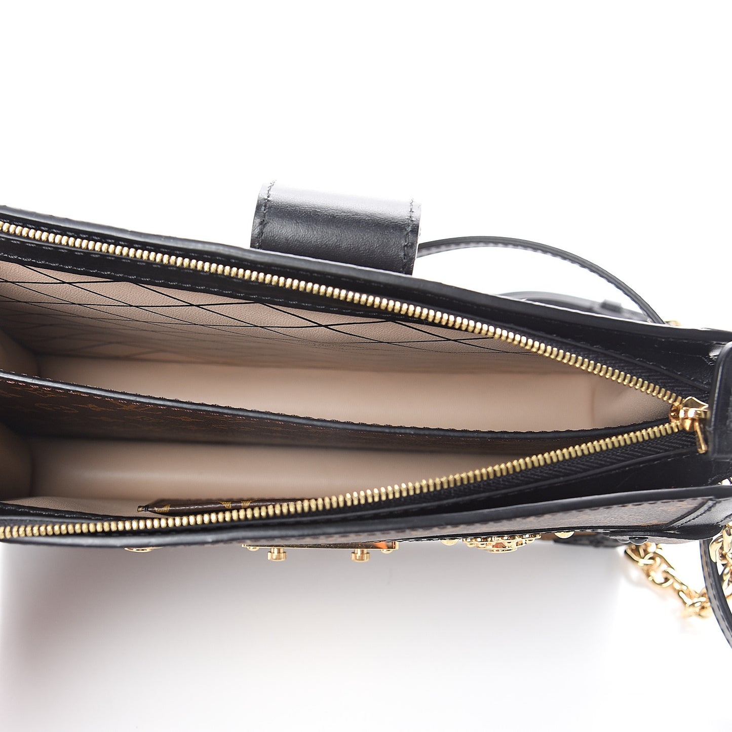 Reverse Monogram Trunk Clutch