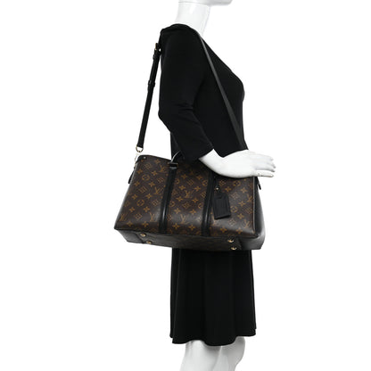 Louis Vuitton Monogram Soufflot MM Black 2 of 12