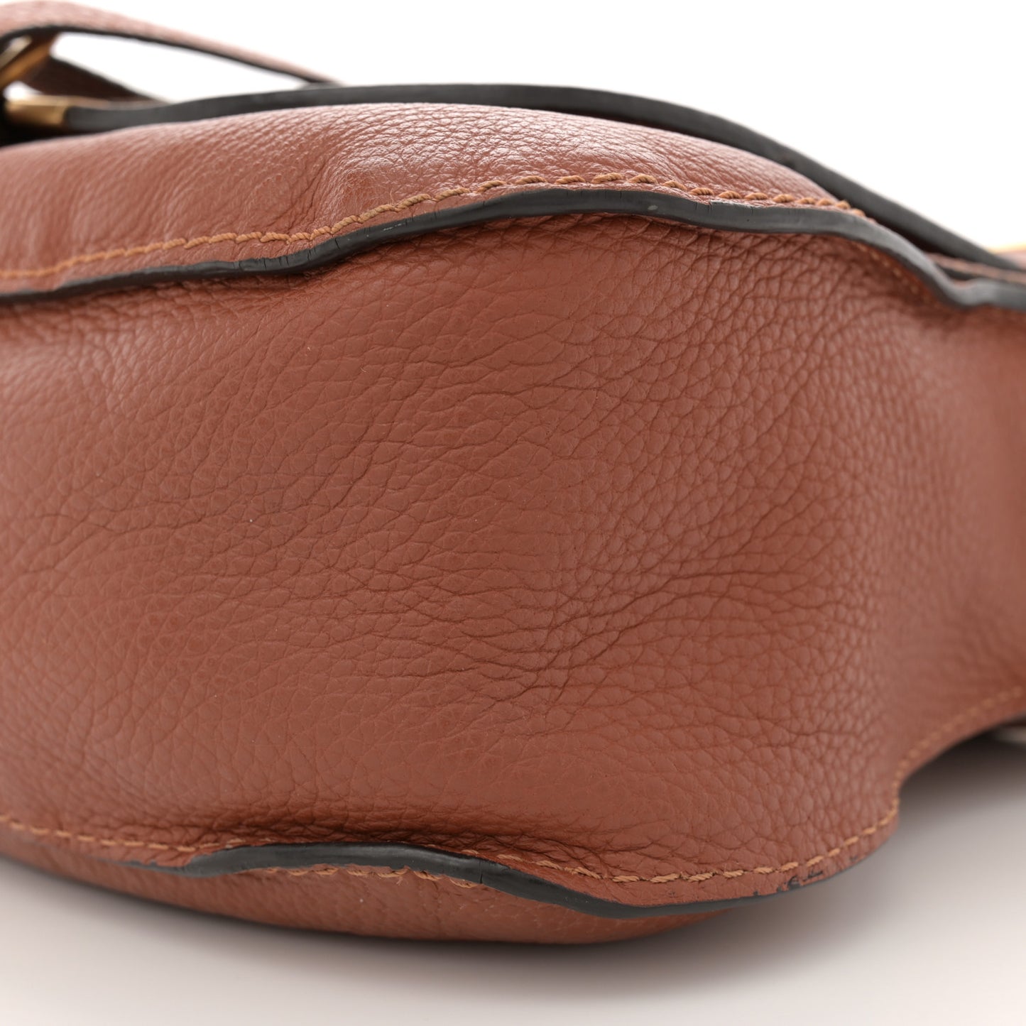 Calfskin Small Marcie Satchel Tan