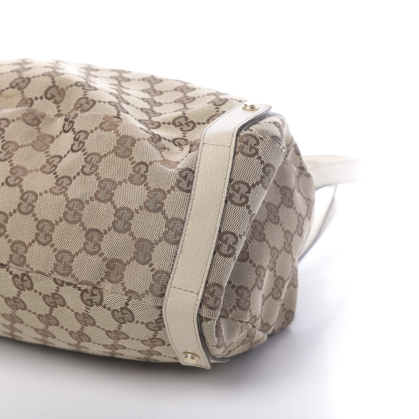 Monogram Medium Abbey Shoulder Bag Off White