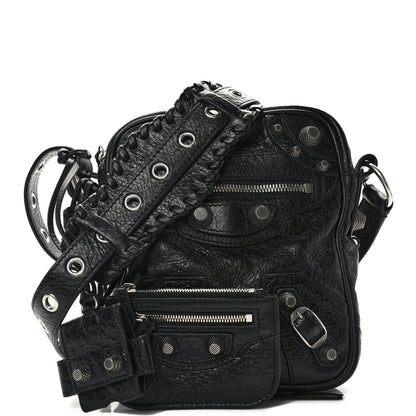 Balenciaga Agneau Arena Le Cagole Crossbody Bag Black 1 of 15