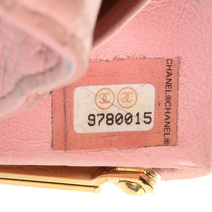 Chanel Caviar Compact CC Wallet Pink 7 of 7