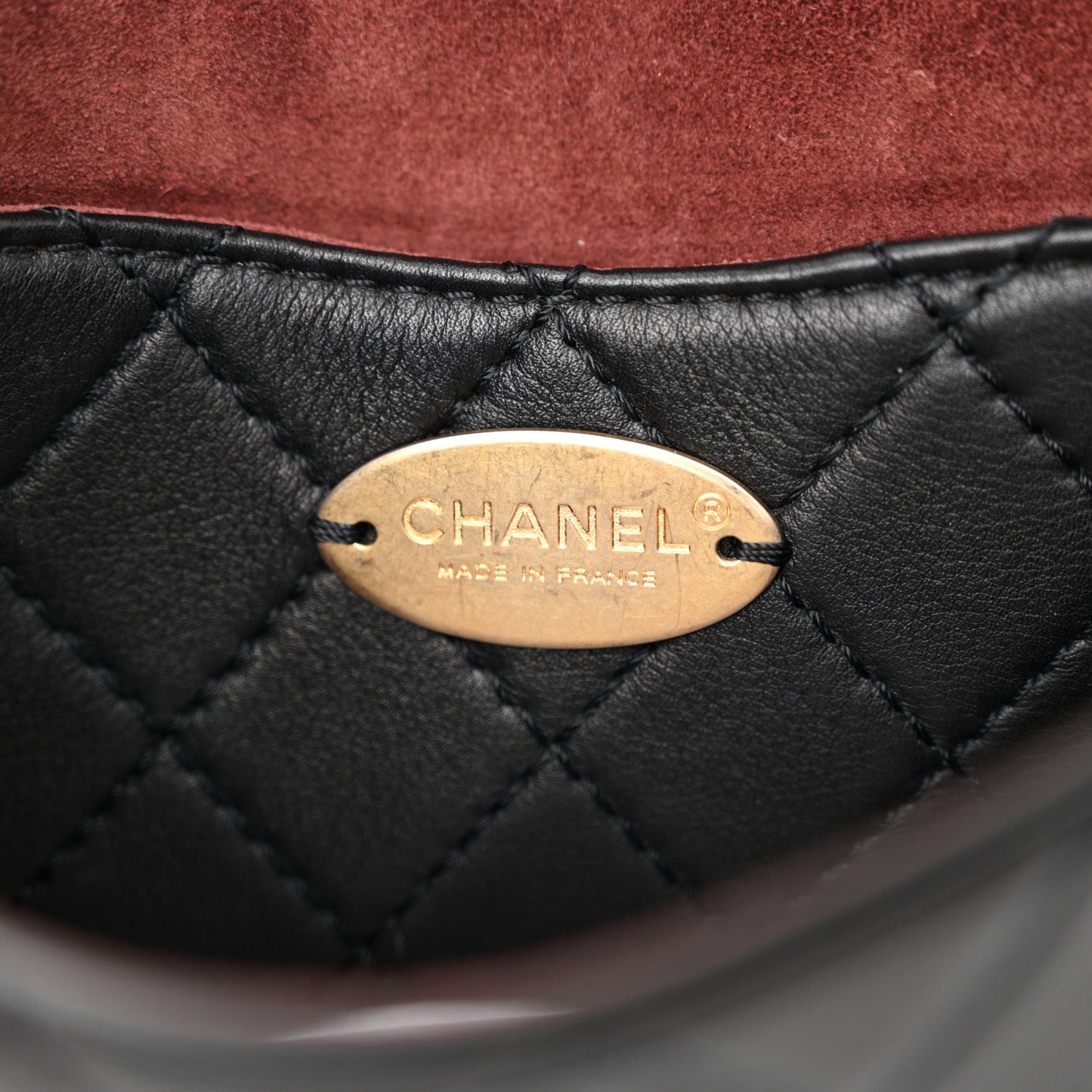 Calfskin Quilted Multi Pouching Flap And Coin Purse Black