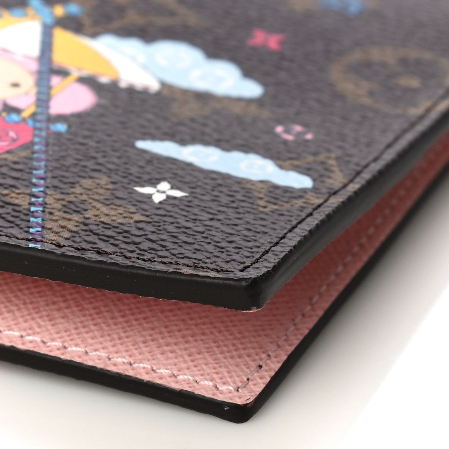 Louis Vuitton Monogram 2020 Christmas Animation Big Wheel Passport Cover Rose Ballerine 7 of 8