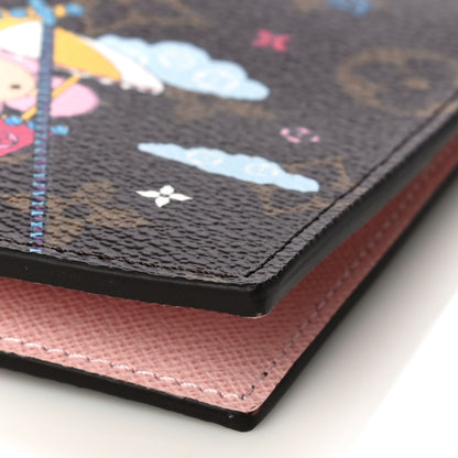 Louis Vuitton Monogram 2020 Christmas Animation Big Wheel Passport Cover Rose Ballerine 7 of 8